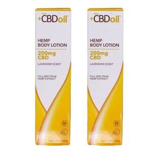2pc Lavender Hemp Body Lotion 3.7oz Psoriasis, Rosacea, Acne, Eczema